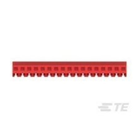 Te Connectivity 17P MTA156 CONN ASSY 22AWG RED 4-640433-7
